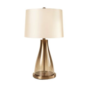 Ranchester 25.25 '' Bronze/Clear Table Lamp