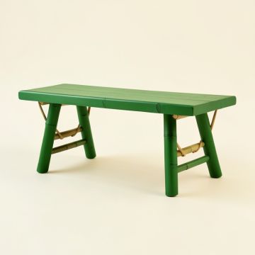 Cedar Crest Indoor Bench - Green (synthetic illustration; no displayed measurements)