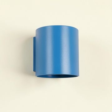 Cliff Branch Wall Sconce Mounted On A Plain Wall - Blue (synthetic illustration; no displayed measurements)