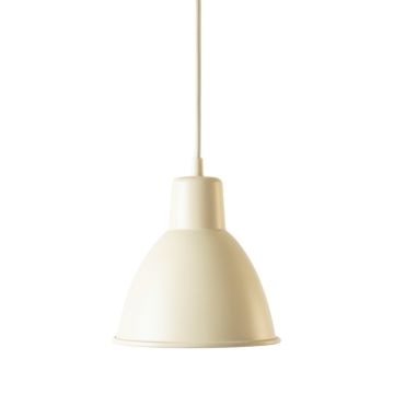 Hill Branch Pendant Light Suspended From One Plain Cable - Cream