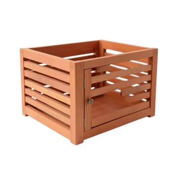 Dune Bridge Empty Furniture-Style Pet Crate - Terracotta