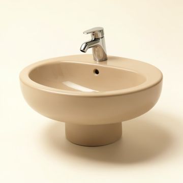 Vitreous China Oval Undermount Bathroom Sink With Overflow (synthetic illustration; no displayed measurements)