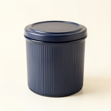 Brook Crest Storage Canister With Lid - Navy (synthetic illustration; no displayed measurements)