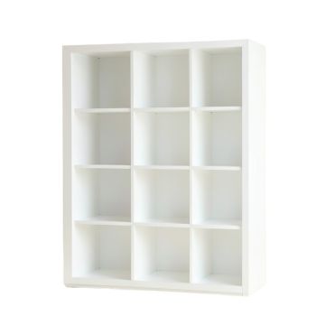 Hazel Canyon Freestanding Bookcase - White