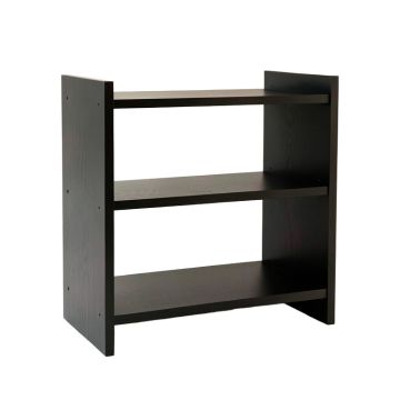 Ridge Edge Desktop Shelving Unit - Black