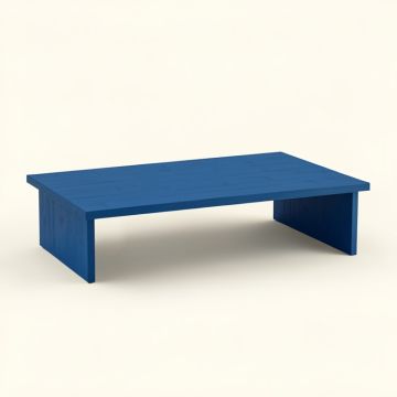Cliff Dell Desktop Monitor Riser - Blue (synthetic illustration; no displayed measurements)