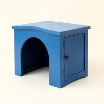 Cove Dale Empty Furniture-Style Litter Enclosure - Blue (synthetic illustration; no displayed measurements)