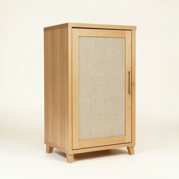Bayard 17 '' W X 65 '' H X 13.5 '' D Free-Standing Linen Cabinet (synthetic illustration; no displayed measurements)