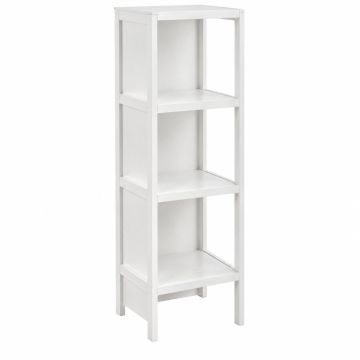 Aspen Canyon Narrow Cubby Tower - White