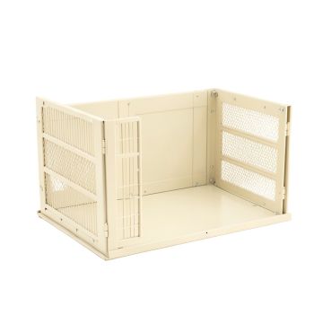 Cliff Brook Empty Furniture-Style Pet Crate - Ivory