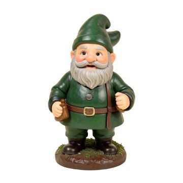 Dagobert With Gifts Garden Gnome Statue