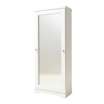 Celinda Over The Door Jewelry Armoire With Mirror