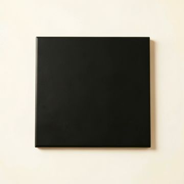 Maple Crest Uninstalled Square Decorative Tile - Black (synthetic illustration; no displayed measurements)