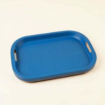 Meadow Canyon Serving Tray - Blue (synthetic illustration; no displayed measurements)