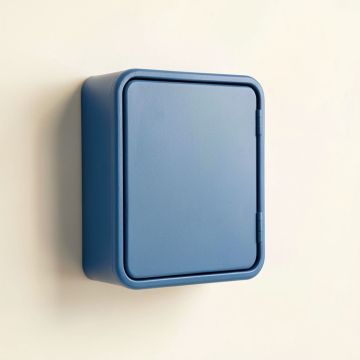 Glen Dale Wall-Mounted Entry Cabinet - Blue (synthetic illustration; no displayed measurements)