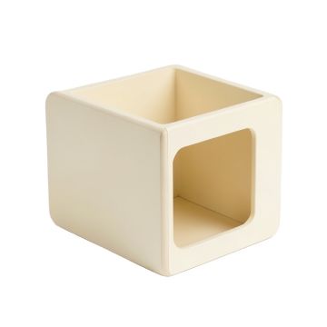Dawn Crest Empty Furniture-Style Litter Enclosure - Cream