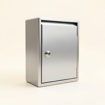 Dual Door Insert 24 In X 42 In Aluminum Package Drop (synthetic illustration; no displayed measurements)