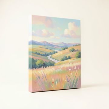 Cumulus Landscape Ii By Emma Scarvey - Wrapped Canvas Painting Print (synthetic illustration; no displayed measurements)