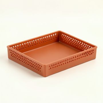 Hill Brook Empty Under-Desk Cable Tray - Terracotta (synthetic illustration; no displayed measurements)