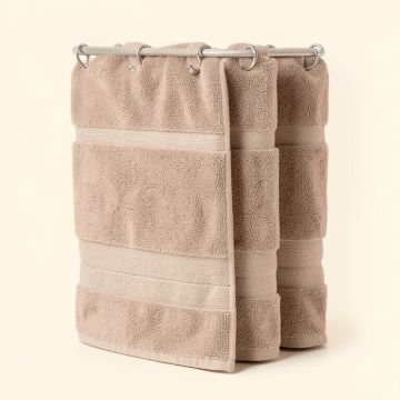 Schubert 15 Piece Geometric Bath Set + Hooks (synthetic illustration; no displayed measurements)