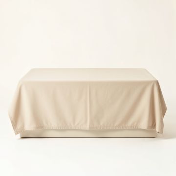 Aspen Falls Flat Bed Sheet - Beige (synthetic illustration; no displayed measurements)