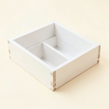 Willow Bluff Empty Pantry Drawer Organizer Insert - White (synthetic illustration; no displayed measurements)