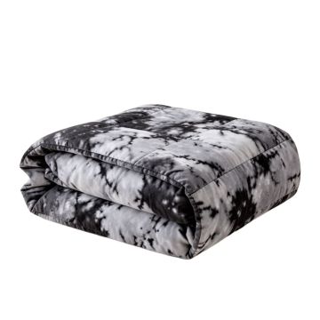 Are You Kidding ? - Coma Inducer® Oversized King Comforter - Gray Tie-Dye (synthetic illustration; no displayed measurements)