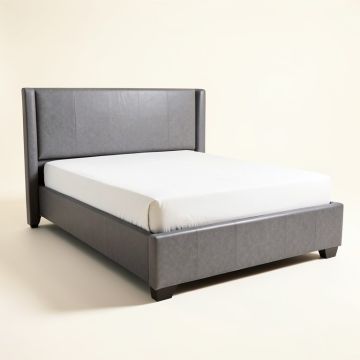 Stein Upholstered Platform Bed (synthetic illustration; no displayed measurements)