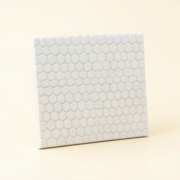 2 '' X 2 '' Porcelain Honeycomb Mosaic Wall & Floor Tile (synthetic illustration; no displayed measurements)