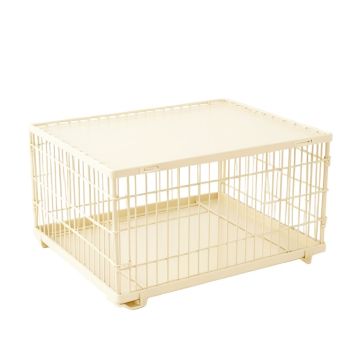 Birch Bend Empty Furniture-Style Pet Crate - Cream