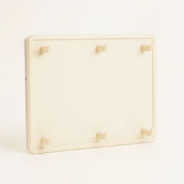 Reed Dell Empty Wall-Mounted Tool Organizer Panel - Cream (synthetic illustration; no displayed measurements)