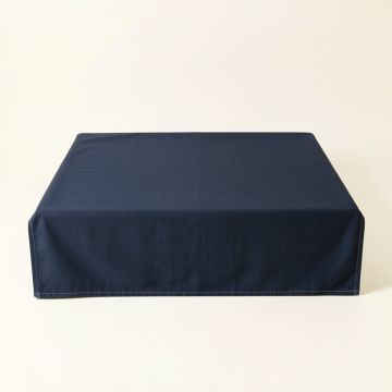 Alder Bridge Flat Bed Sheet - Navy (synthetic illustration; no displayed measurements)