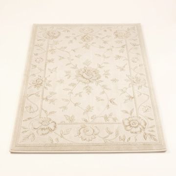 Rug Shape Alapaha Floral Ivory Area Rug Set (synthetic illustration; no displayed measurements)