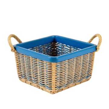Slate Canyon Empty Storage Basket - Blue