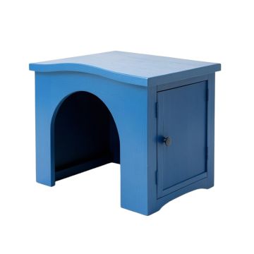 Cove Dale Empty Furniture-Style Litter Enclosure - Blue