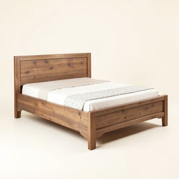 Montauk Solid Wood Bed (synthetic illustration; no displayed measurements)
