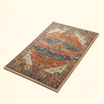 Lyco Hand-Hooked Wool Multi-Colored Area Rug (synthetic illustration; no displayed measurements)