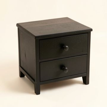 Field Brook Nightstand - Black (synthetic illustration; no displayed measurements)