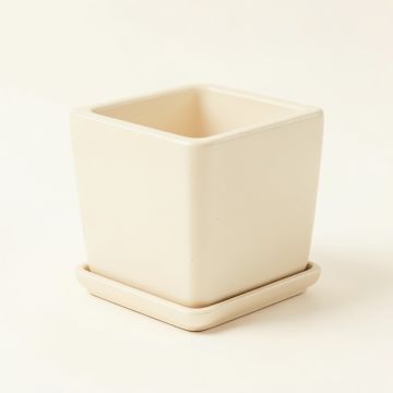 Heath Bend Empty Planter - Cream (synthetic illustration; no displayed measurements)