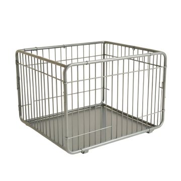 Harbor Brook Empty Furniture-Style Pet Crate - Gray