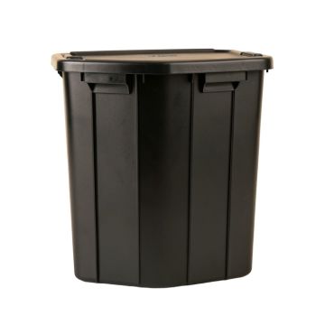 Hazel Bluff Closed Outdoor Storage Box - Black