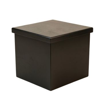 Cedar Canyon Closed Outdoor Storage Box - Black (synthetic illustration; no displayed measurements)