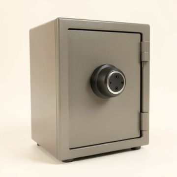 Steel Wall Safe With Electronic Lock (synthetic illustration; no displayed measurements)