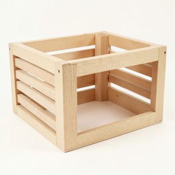 Vale Crossing Empty Furniture-Style Pet Crate - Beige (synthetic illustration; no displayed measurements)