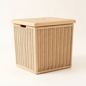 Ash Canyon Laundry Hamper - Beige (synthetic illustration; no displayed measurements)