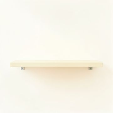 Birch Bend Wall-Mounted Shelf - Ivory (synthetic illustration; no displayed measurements)