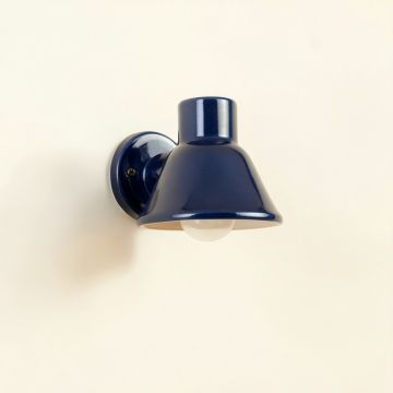 Cliff Bridge Wall Sconce Mounted On A Plain Wall - Navy (synthetic illustration; no displayed measurements)