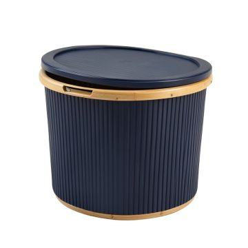 Brook Canyon Laundry Hamper - Navy