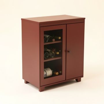 Laplace Bar With Wine Storage (synthetic illustration; no displayed measurements)