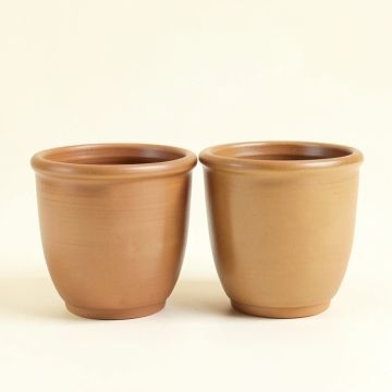 Kisner Footed 2 Piece Ceramic Pot Planter Set (synthetic illustration; no displayed measurements)